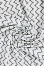 Handblock Printed Waffle Bath Towel