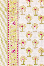 Green Palm Tree Percale Bedsheet