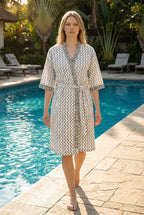 Gray Bathrobe