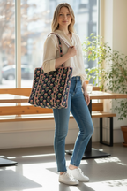 Blue & Pink Tote Bag