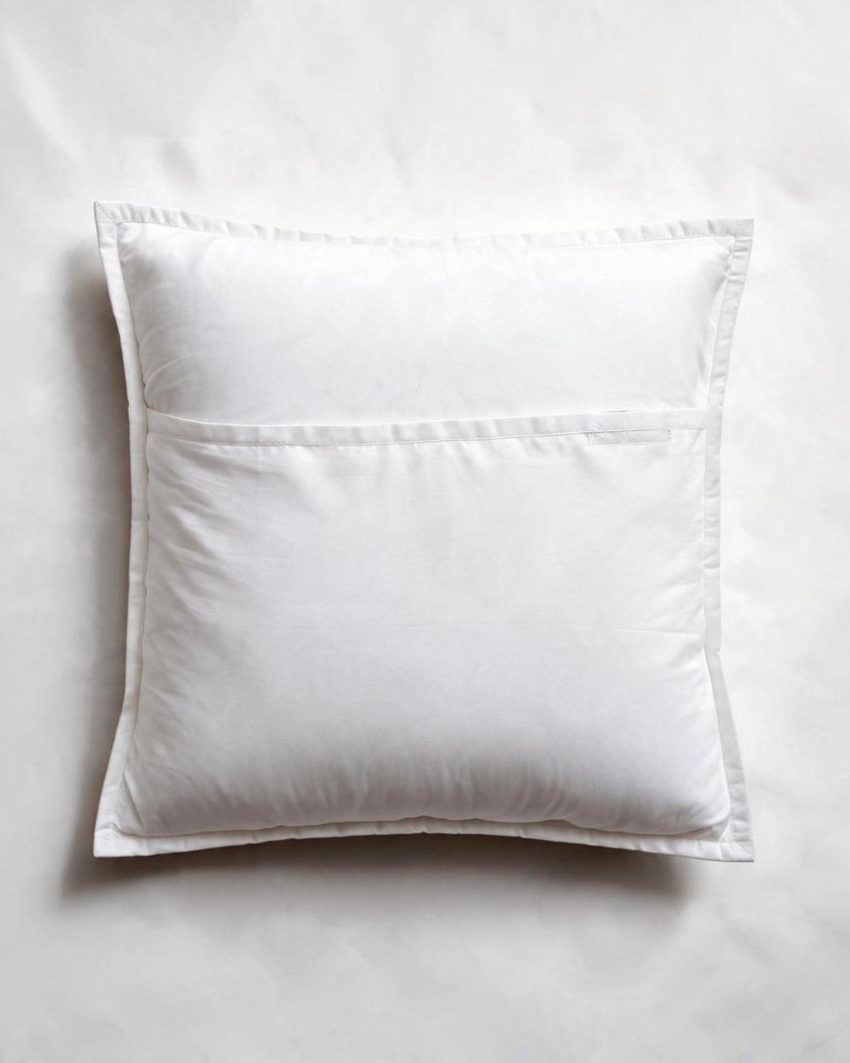 White Quilted Cushion Cover