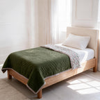 Green Muslin Razai
