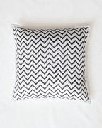 Black & White Quilted Cushion Cover