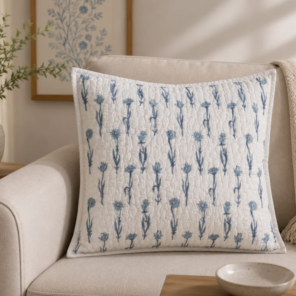 Firdaus Quilted Cushion Cover