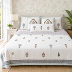 Flora Muslin Razai