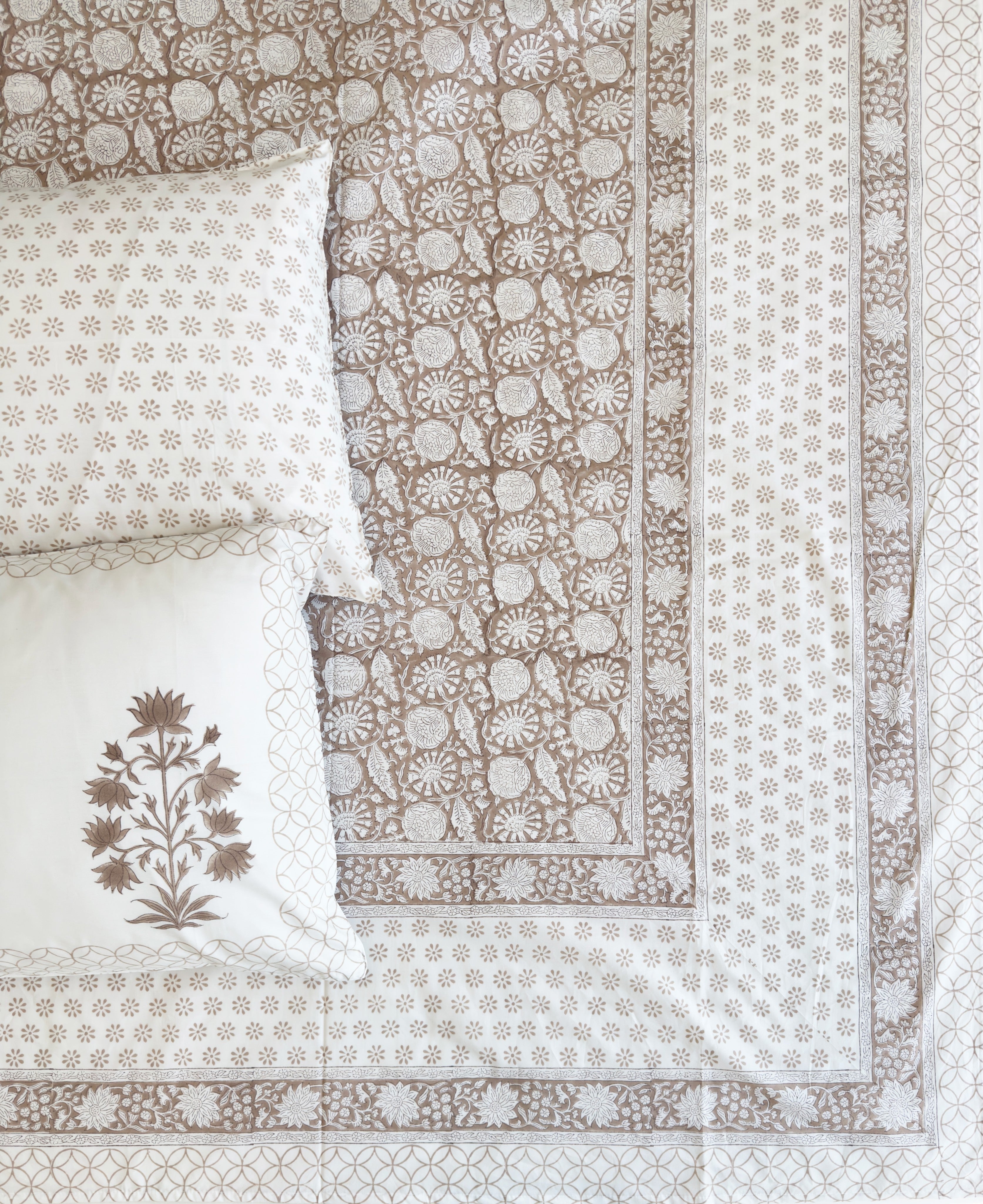 Beige Percale Bedsheet