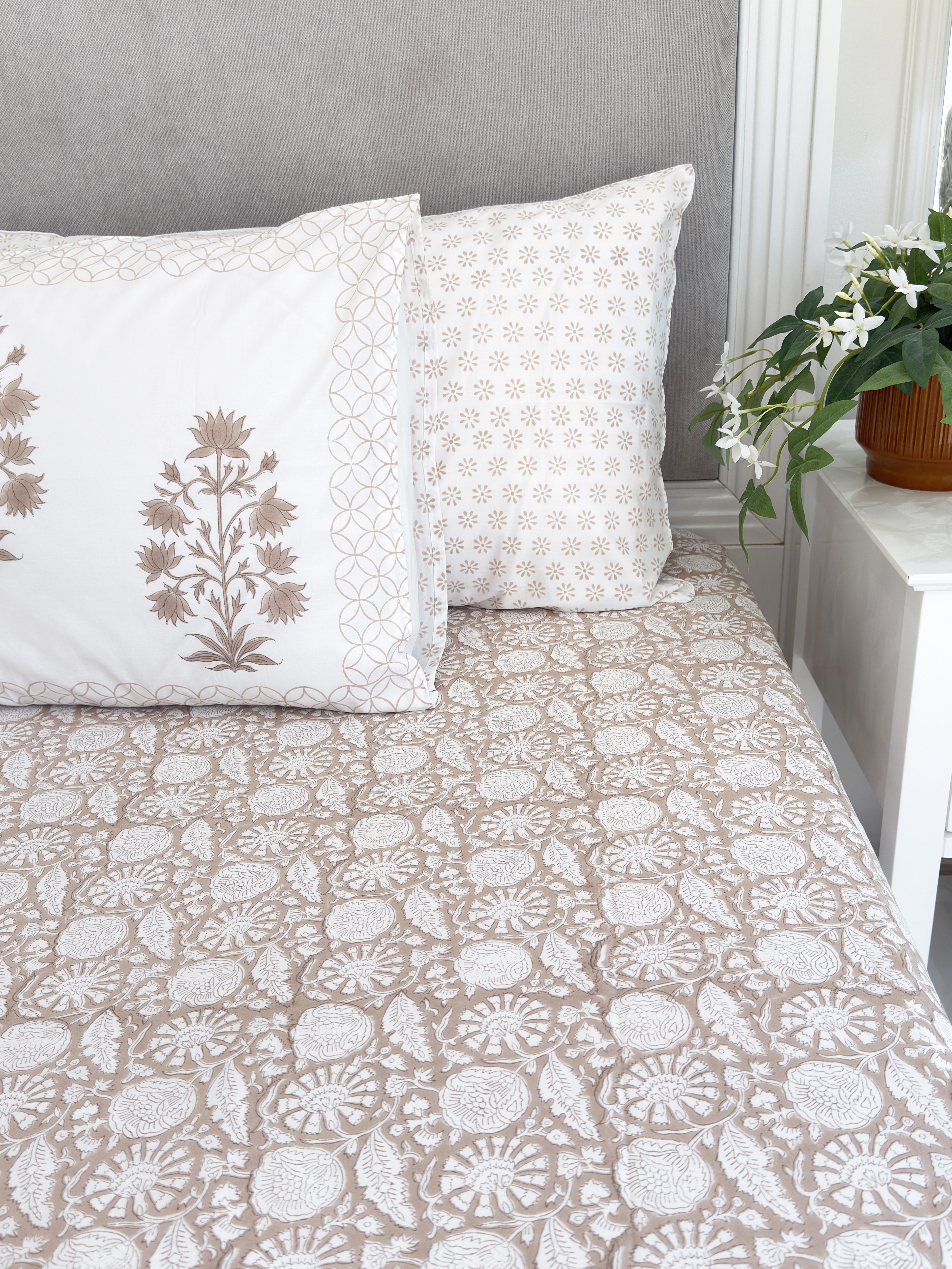 Beige Percale Bedsheet