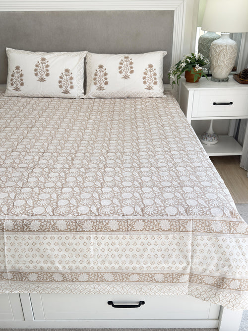 Beige Percale Bedsheet