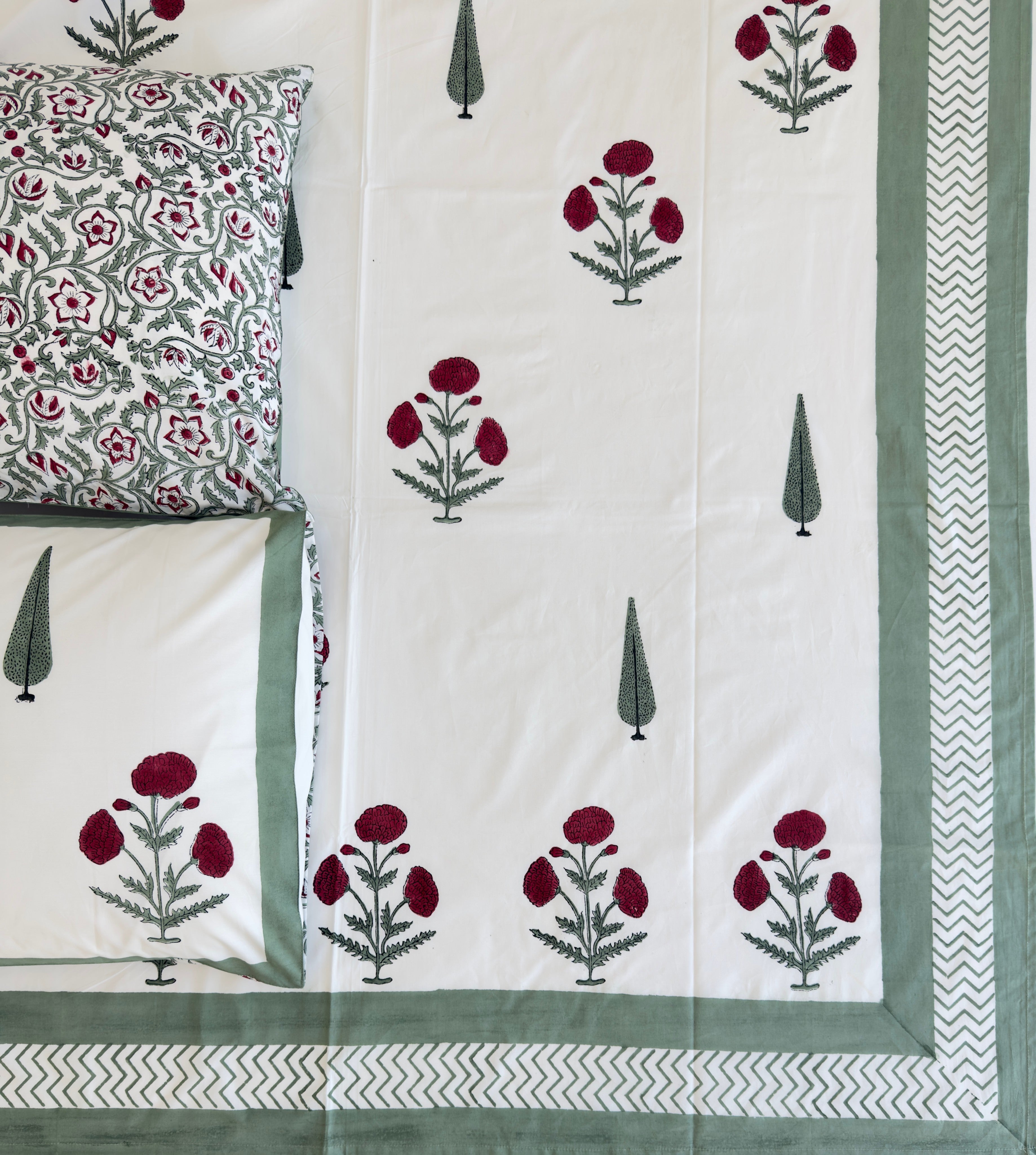 Sage & Scarlet Bedsheet