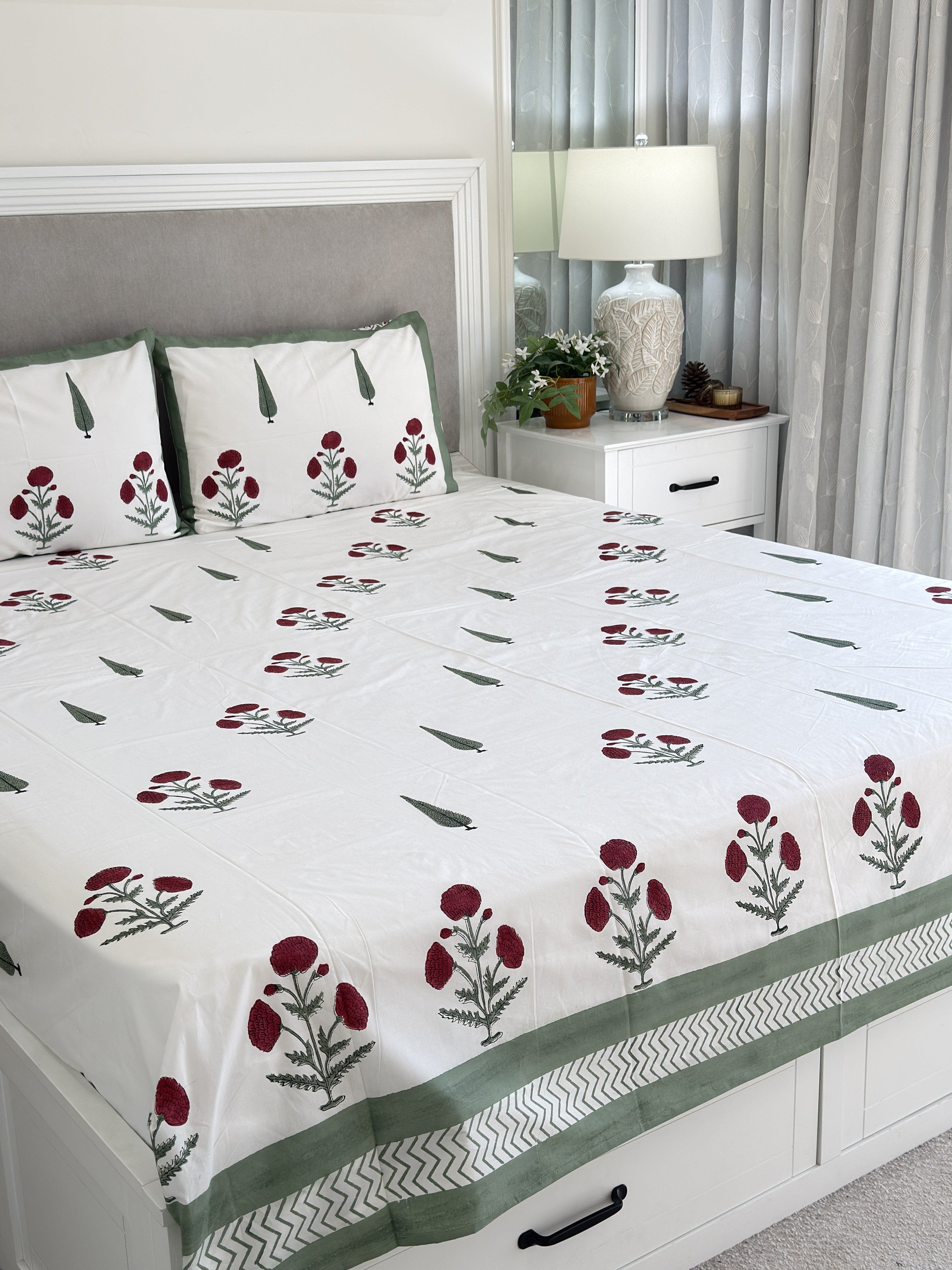 Sage & Scarlet Bedsheet