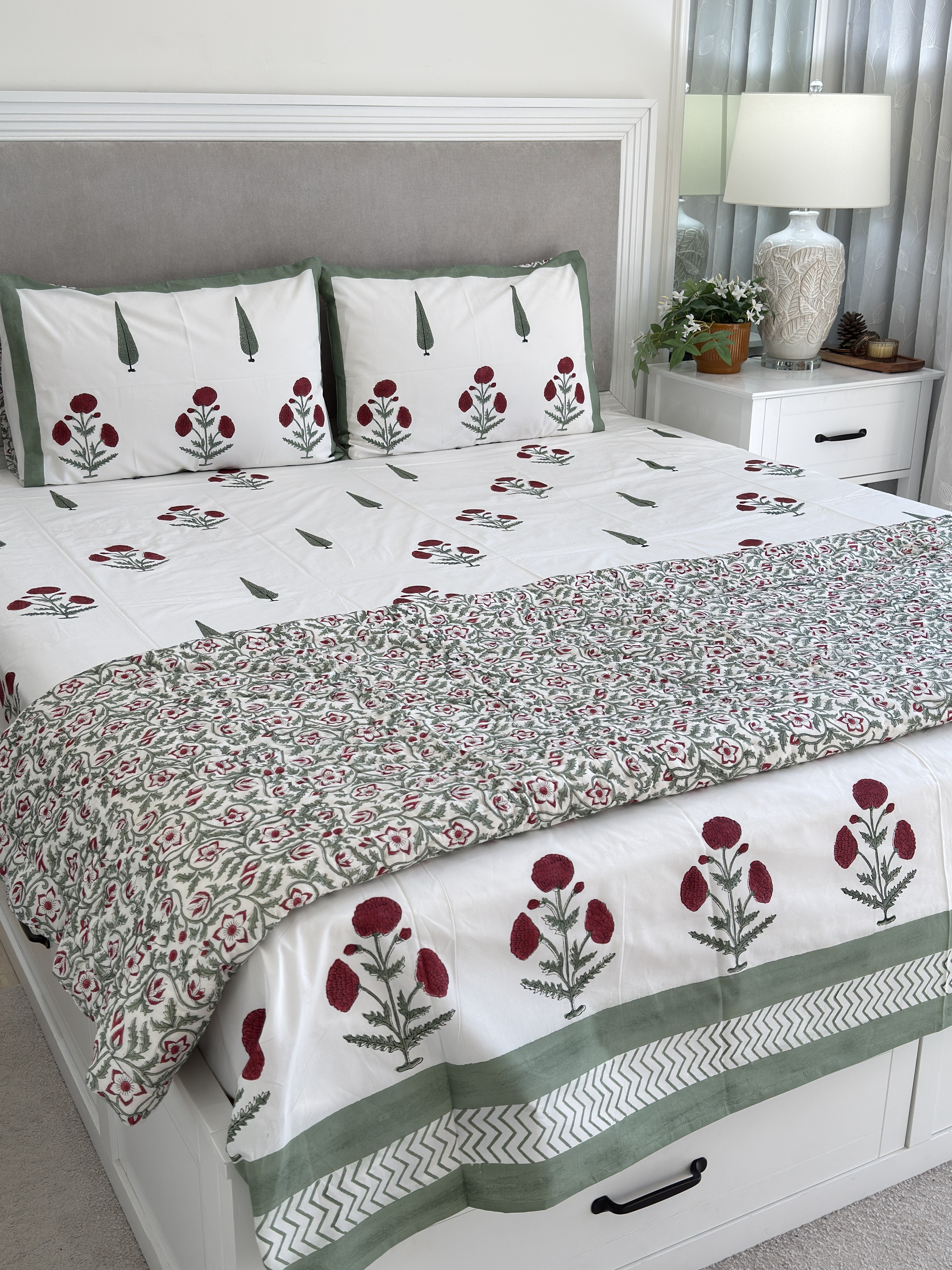 Sage & Scarlet Bedsheet