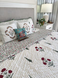 Sage & Scarlet Muslin Razai