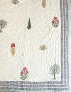 Flora Muslin Razai