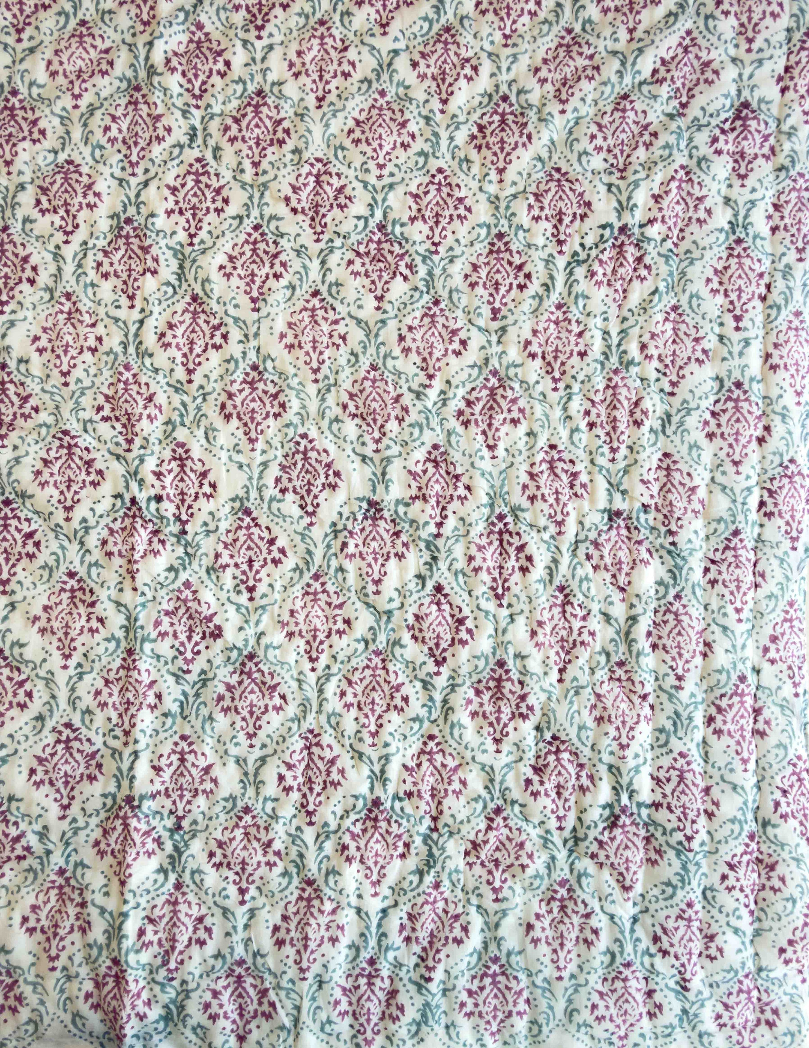 Flora Muslin Razai
