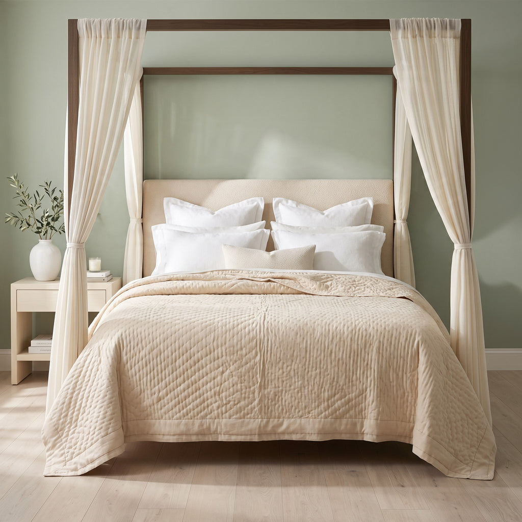 Beige Muslin Razai