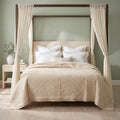 Beige Muslin Razai