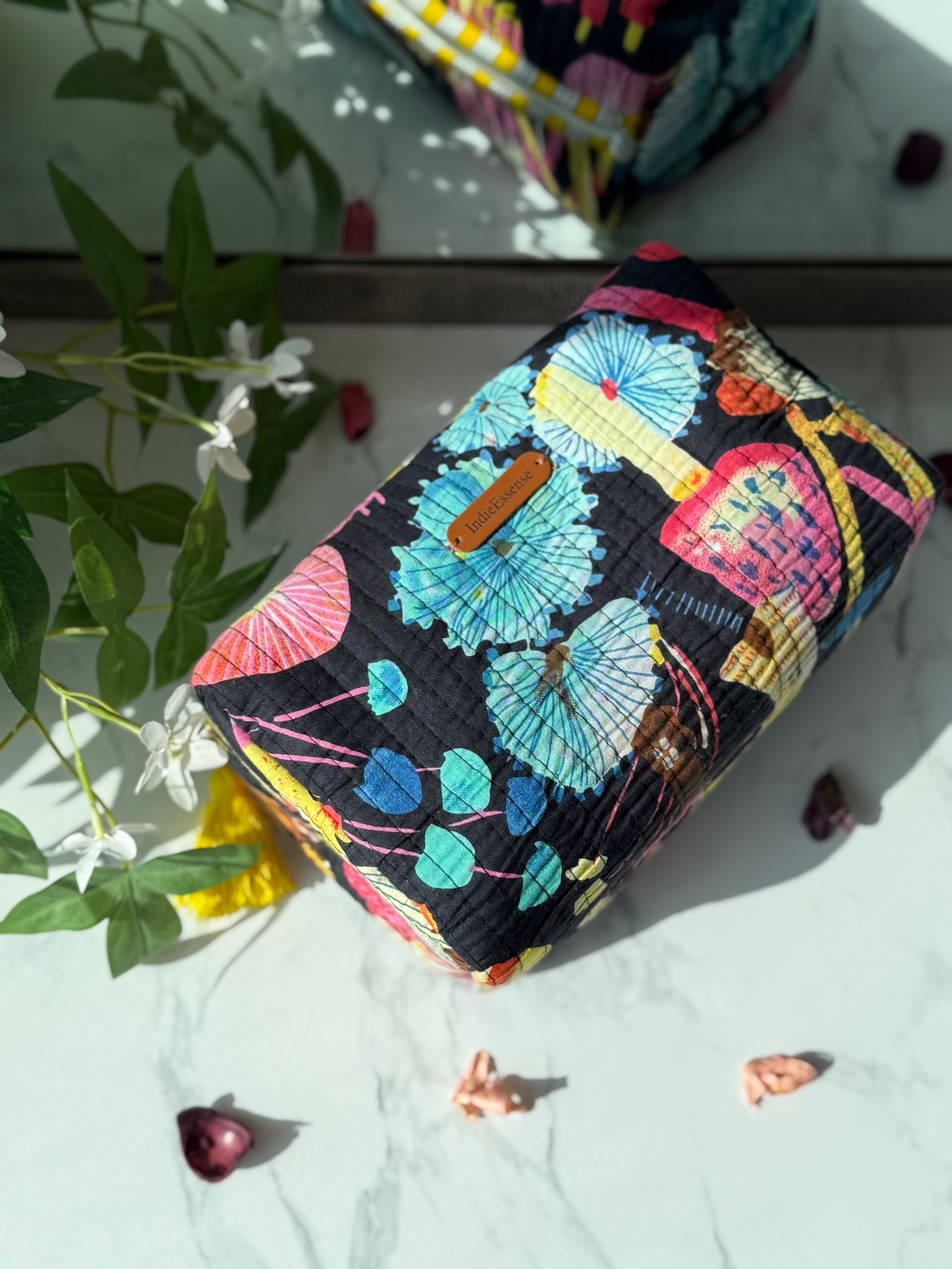 Black 3 Piece Travel Kit Organizers