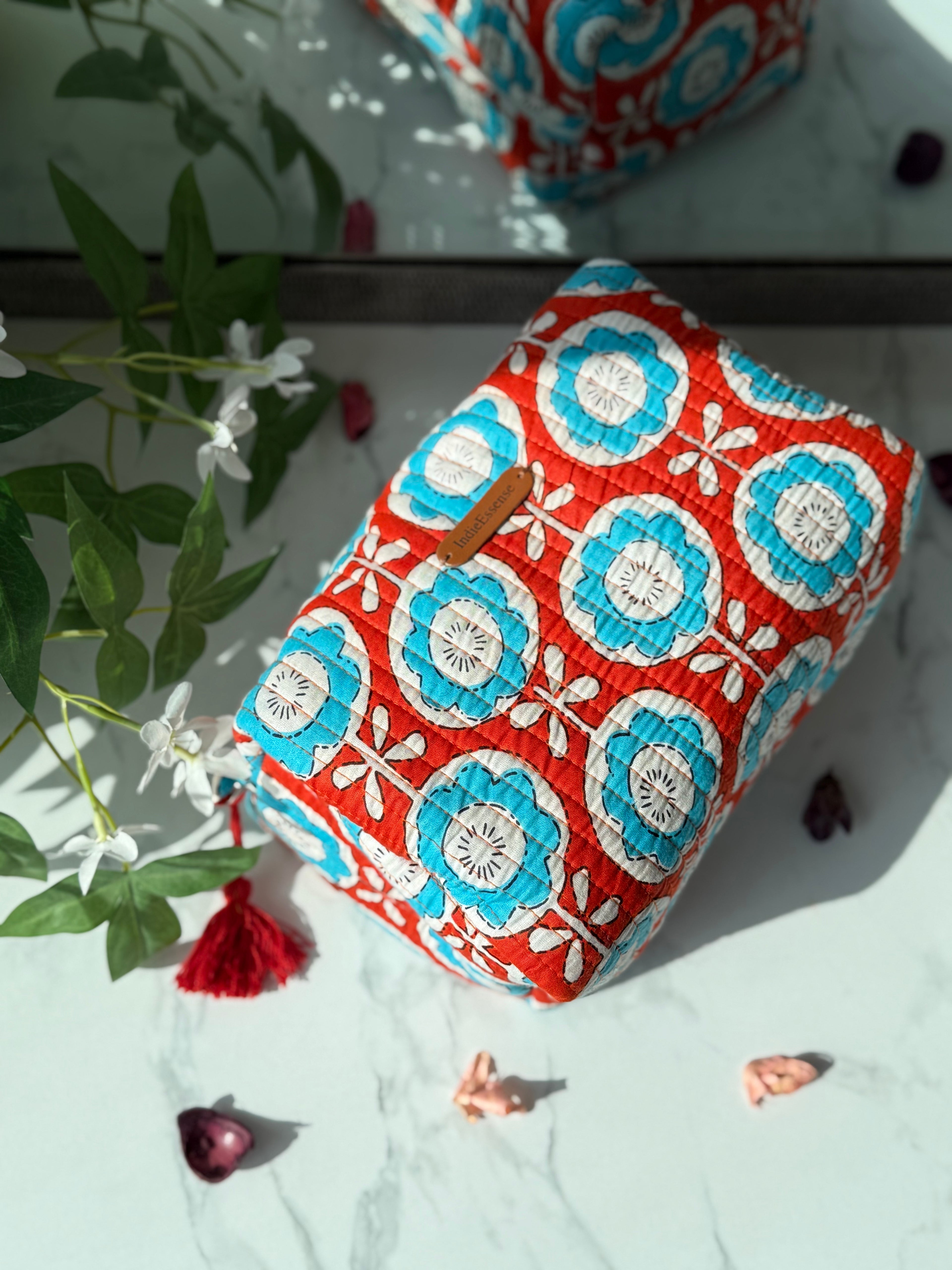 Red & Blue 3 Piece Travel Kit Organizers