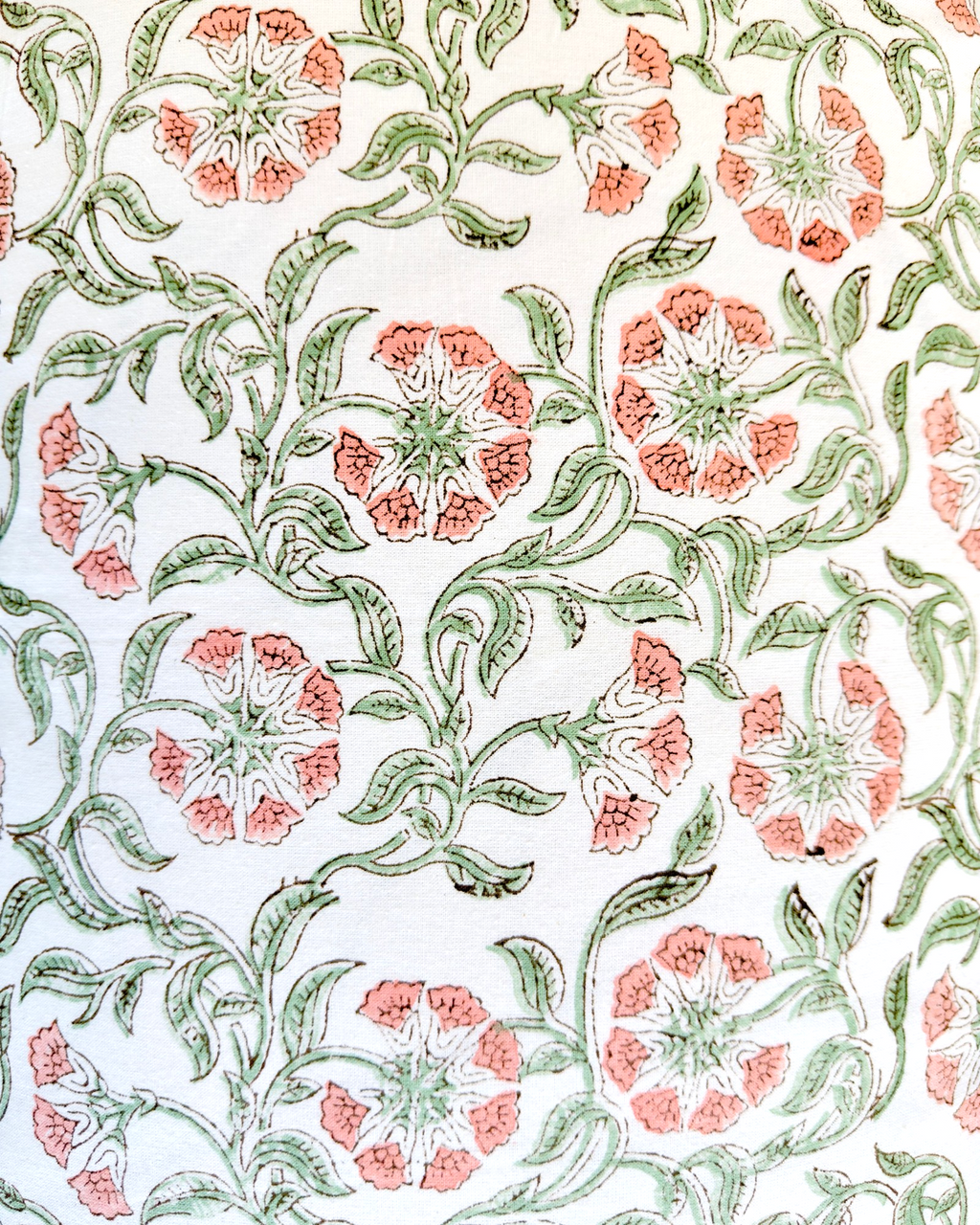 Red and Green Floral Anokhi Bedsheet