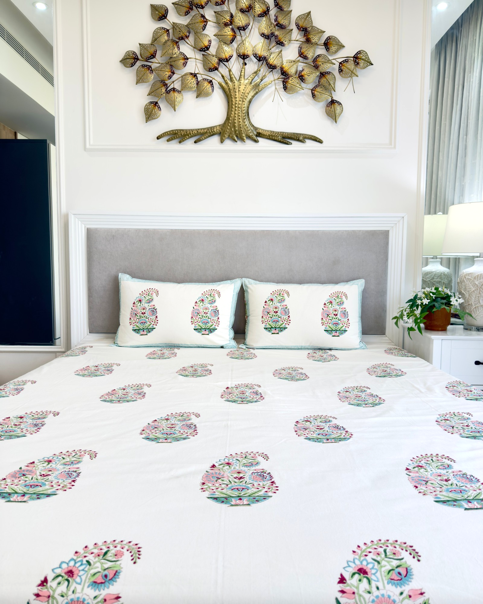 Multicolor Anokhi Bedsheet