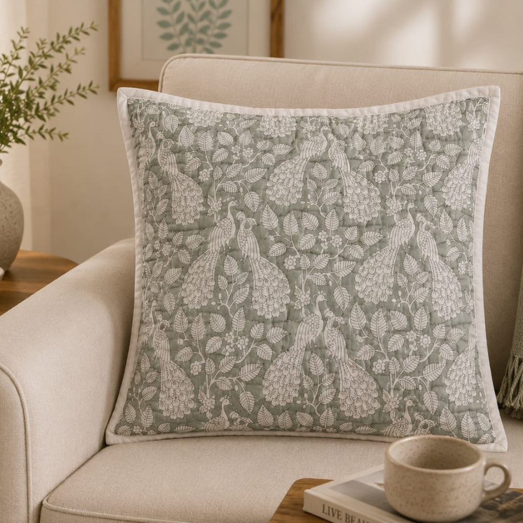 Mayura Quilted Cushion Cover