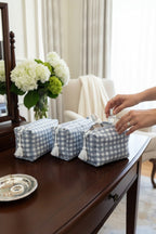 Gray & White 3 Piece Travel Kit Organizers