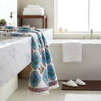 Handblock Printed Cotton Towel Set